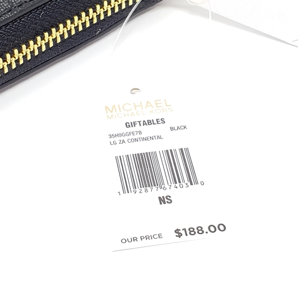 Michael Kors Giftables Continental Wallet Black - Picture 4 of 4
